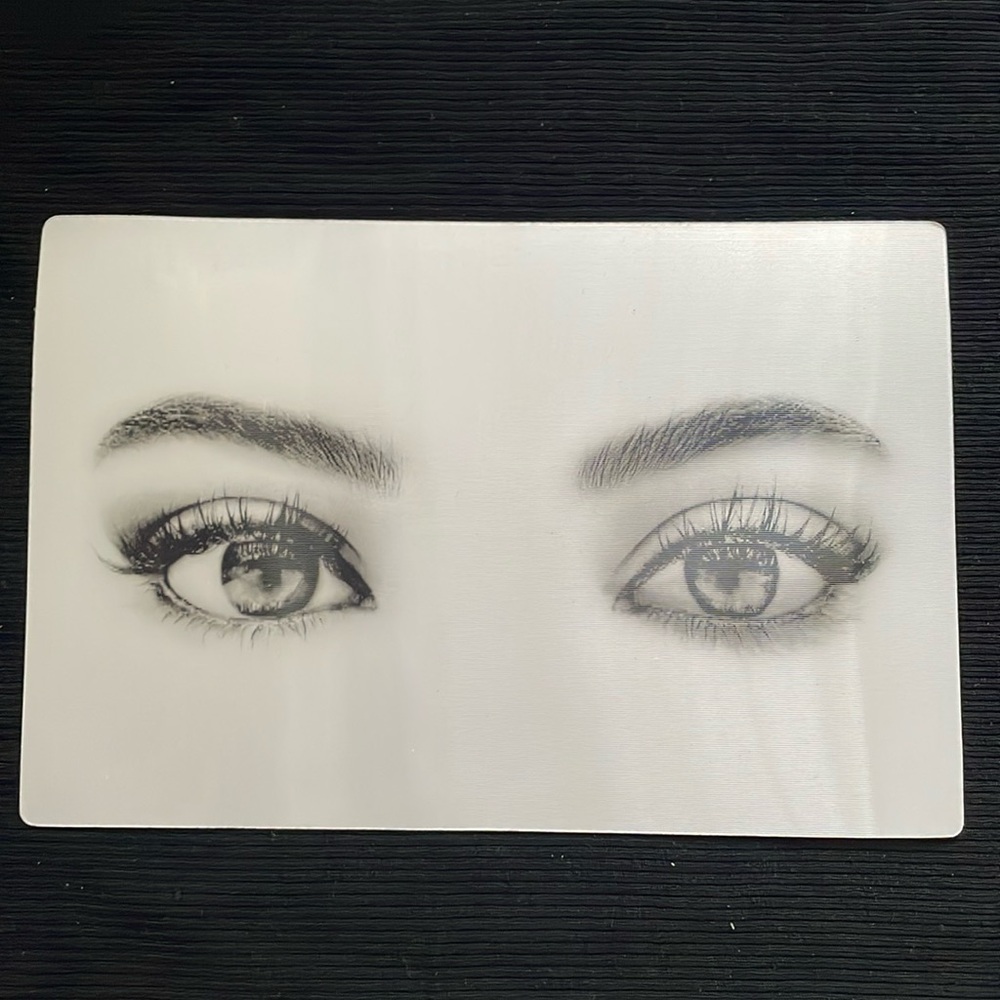 Kylie Eyes Holographic Post Card